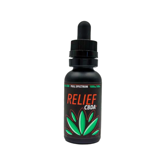 Relief CBDA/CBD Tincture - 2000mg